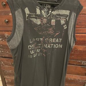 Guess sleeveless shirt (black)